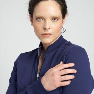 Universal Standard Zoe 1/2 Zip Sweatshirt 14/16 Small